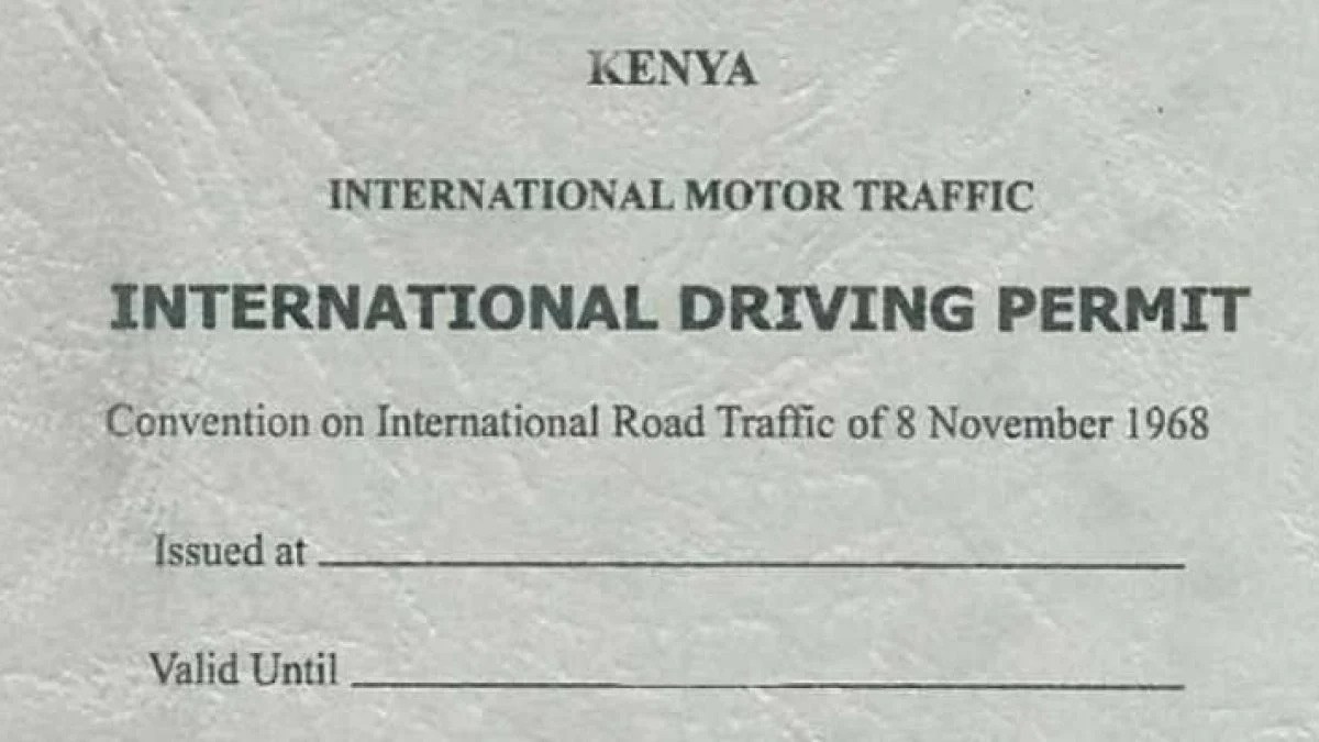 Hiring a car with international Driving permit in Kenya